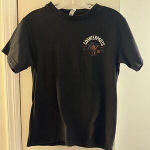 Counterparts Tee with Orange Graphic